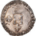 Monnaie, France, Henri III, Double Sol Parisis, 1582, Aix-en-Provence, TB+