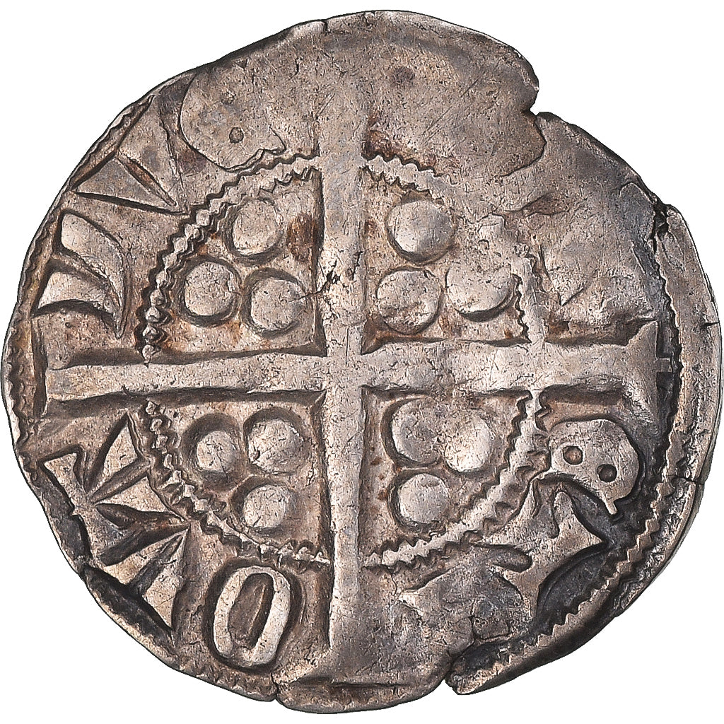 Monnaie, France, Gaucher de Châtillon, Denier, 1312-1322, Seigneurie de