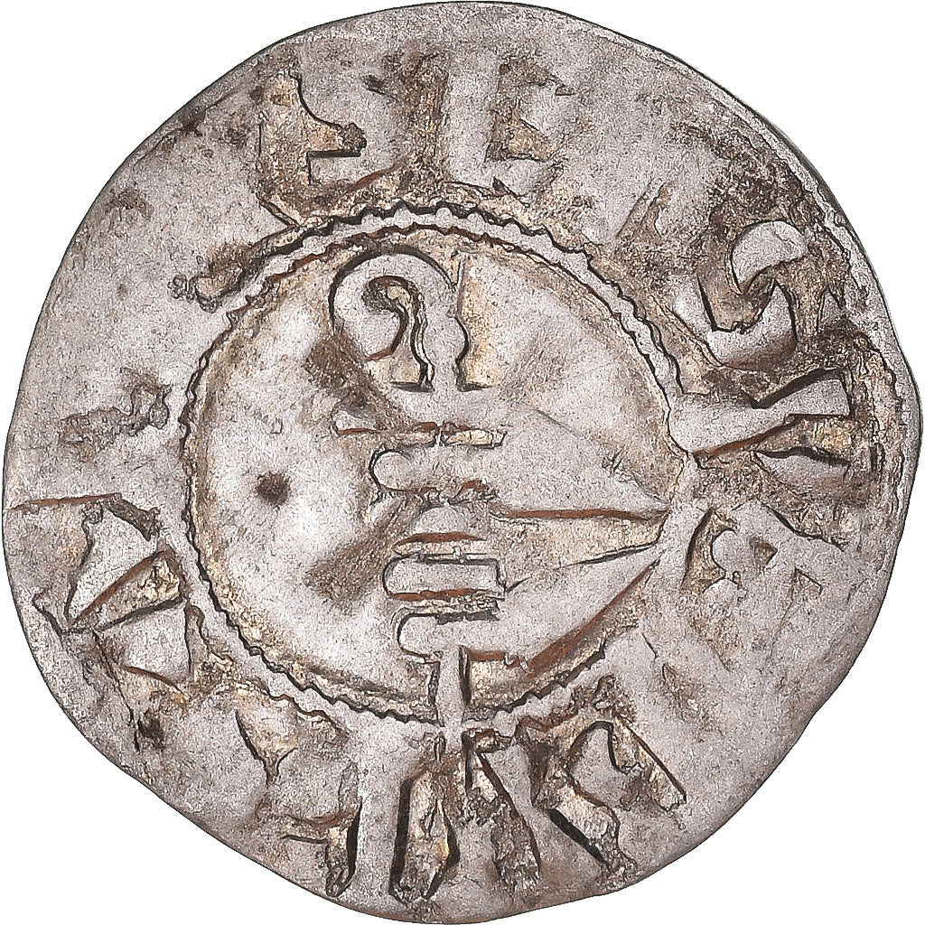 Monnaie, France, Évêché de Meaux, Bouchard, Denier, 1120-1134, TTB, Argent