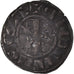 Monnaie, France, Comté de Nevers, Mahaut II, Denier, 1257-1262, TTB, Argent
