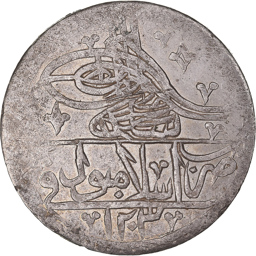 Münze, Türkei, Selim III, 100 Para, AH 1237 / 1789, Istanbul, SS+, Silber