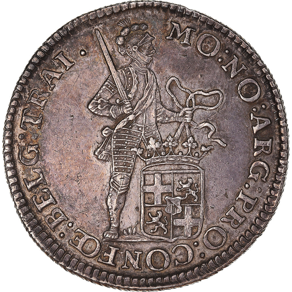 Monnaie, Pays-Bas, 1/2 Ducat, 1771, Utrecht, SUP, Argent, KM:116