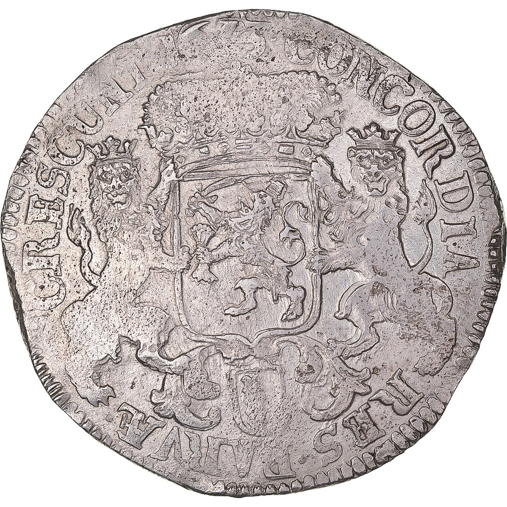 Monnaie, Pays-Bas, HOLLAND, Ducaton, 1673, Amsterdam, TB+, Argent, KM:51