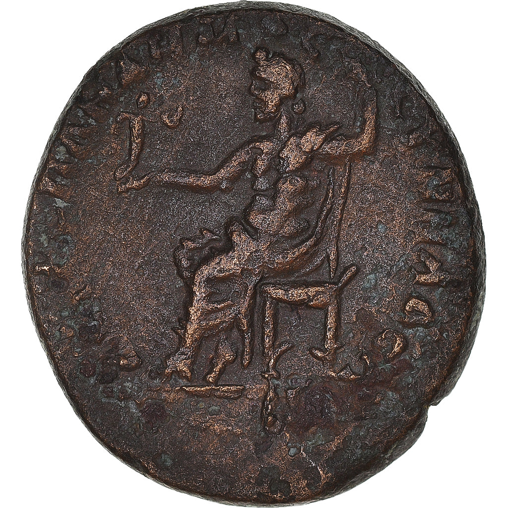Coin, Phrygia, Nerva, Æ, 96-98, Synnada, EF(40-45), Bronze