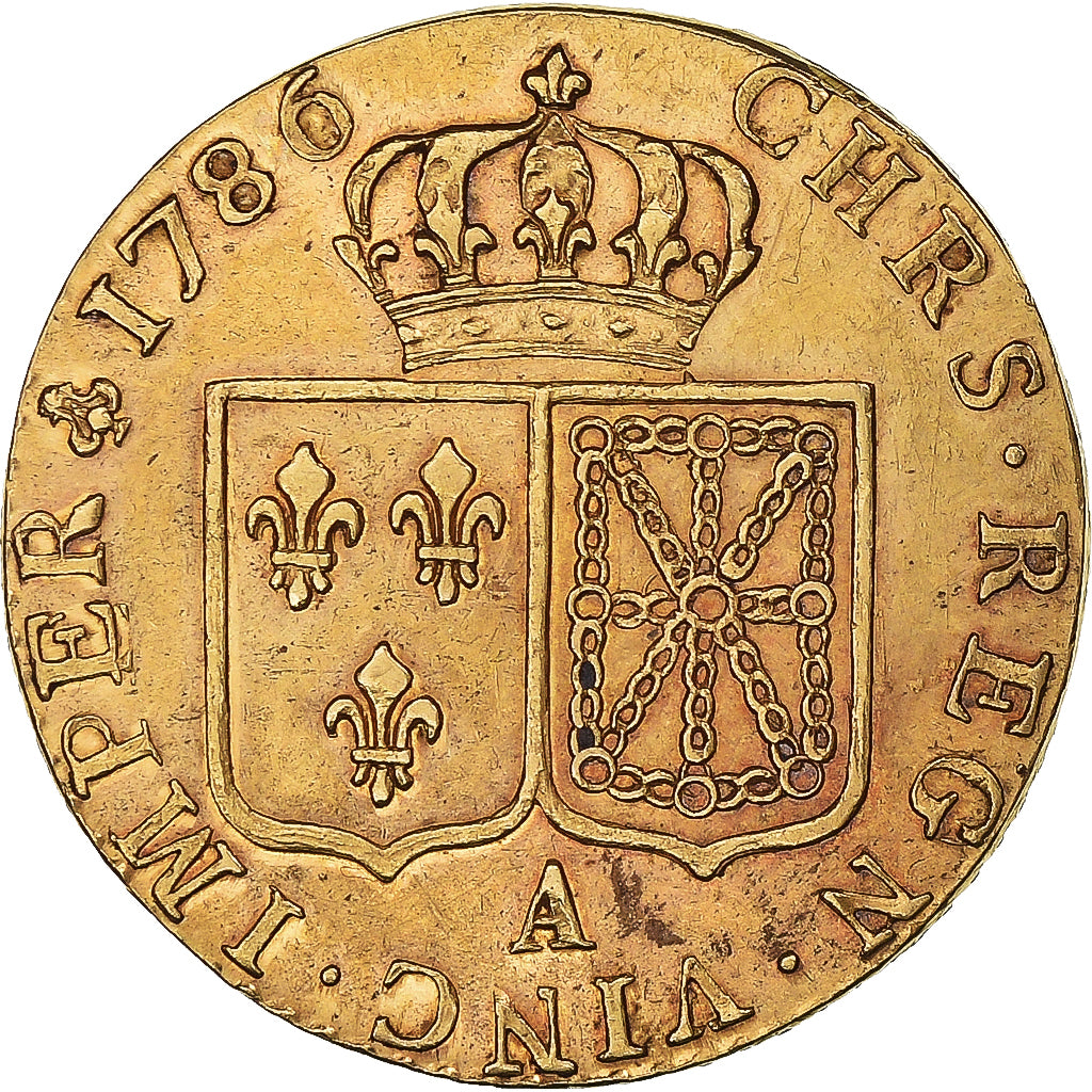 Monnaie, France, Louis XVI, Louis d'or à la tête nue, 1786, Paris, SUP, Or