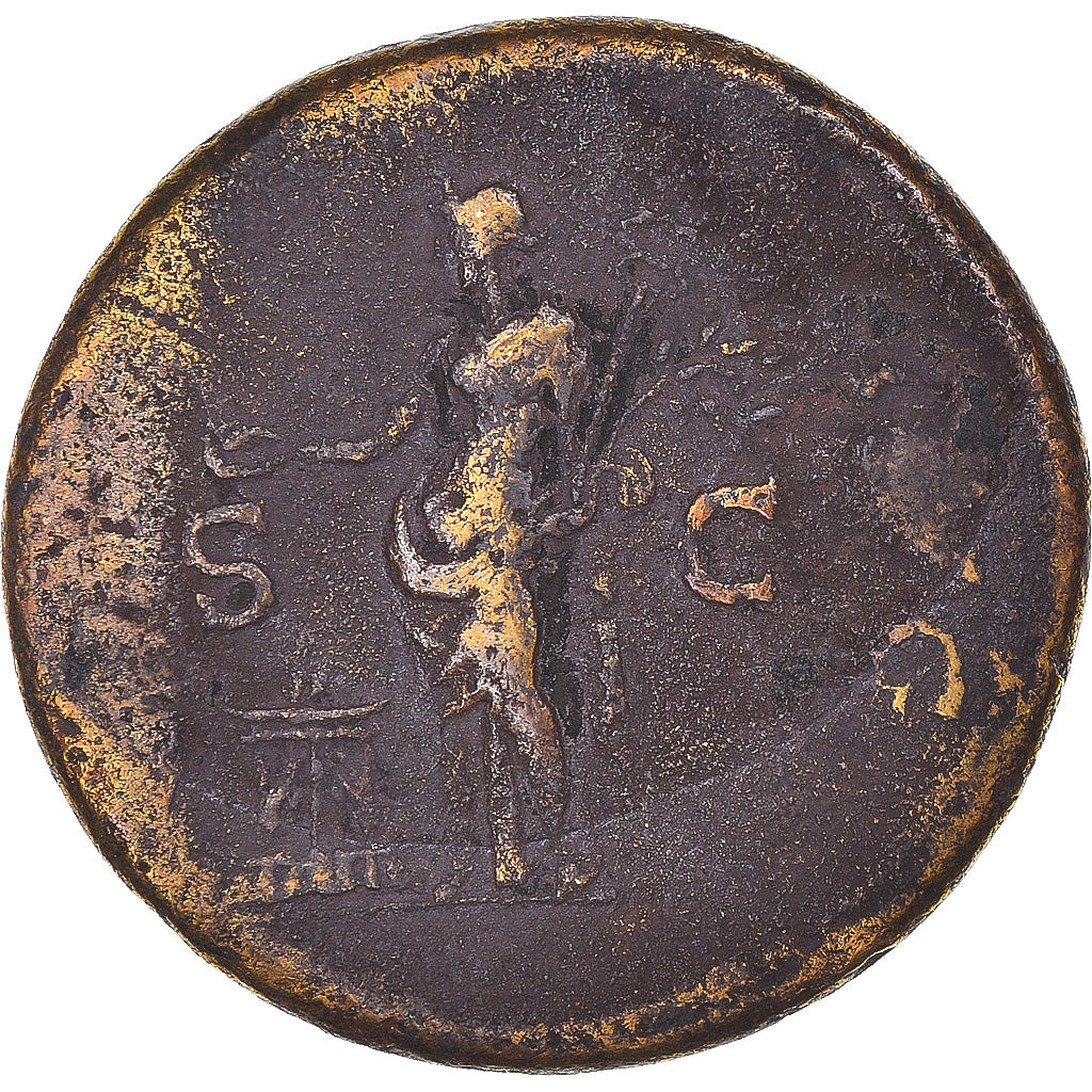 Münze, Vespasian, As, 69-79, Rome, SGE+, Bronze