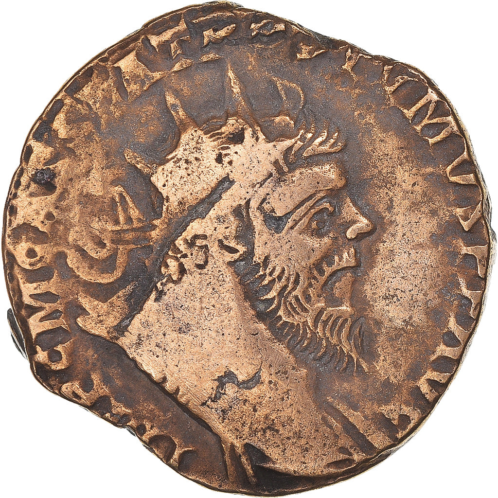 Moneda, Postumus, Double Sestertius, 260-269, Lyon - Lugdunum, BC+, Bronce