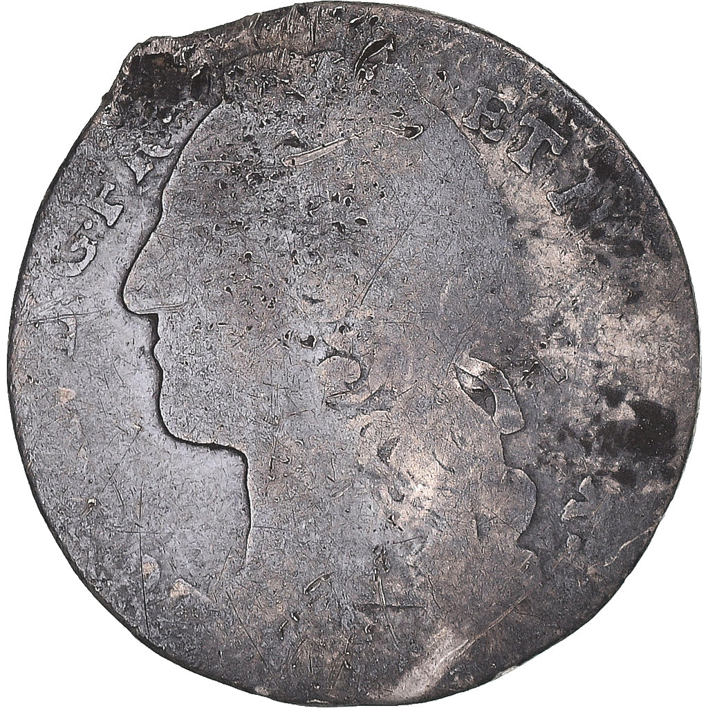 Munten, Frankrijk, Louis XV, 1/10 Écu au bandeau, 1746, Dijon, FR, Zilver