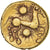 Munten, Northeast Gaul, Bellovaques, statère à l'astre, Ist century BC