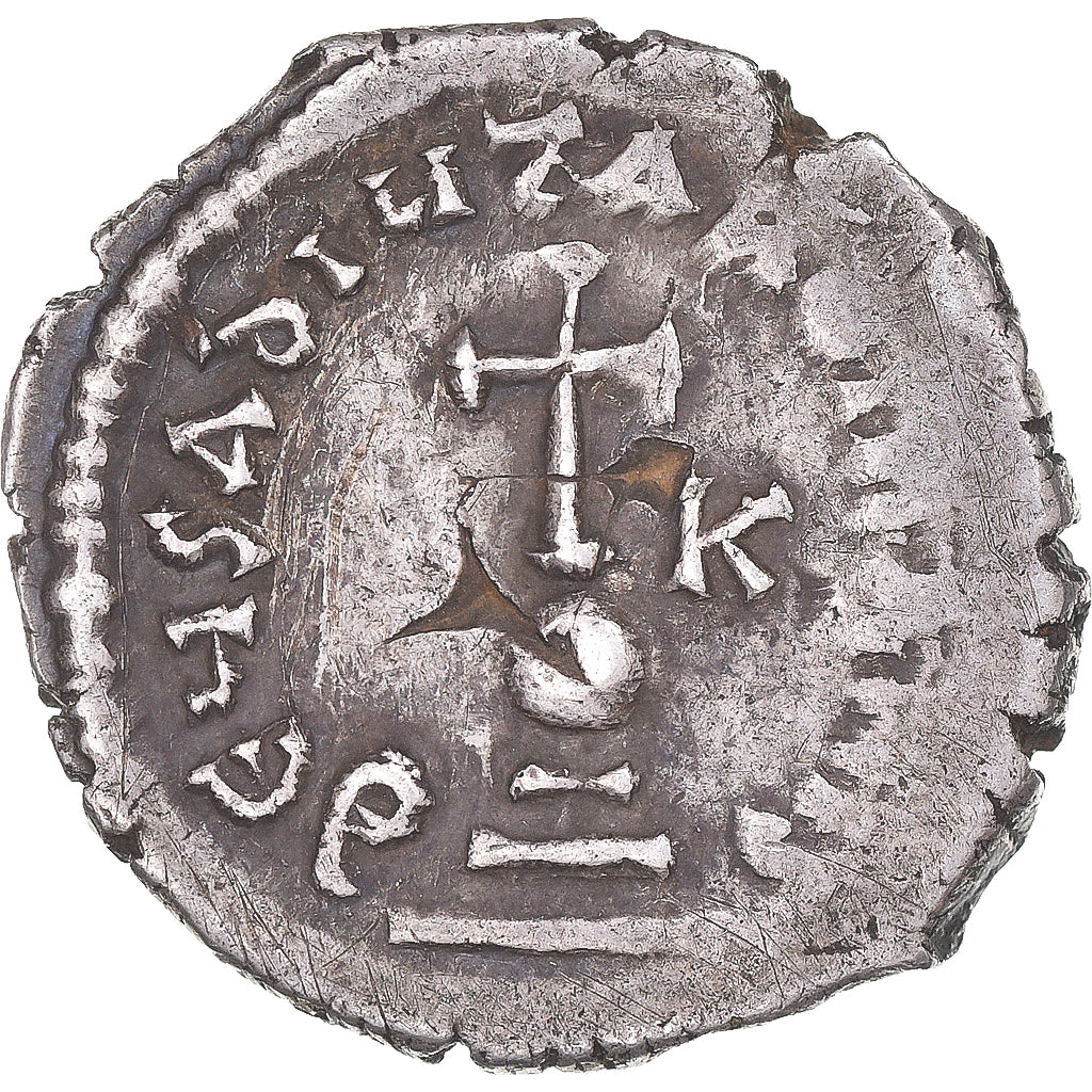 Moeda, Heraclius, with Heraclius Constantine, Hexagram, 610-641, Constantinople