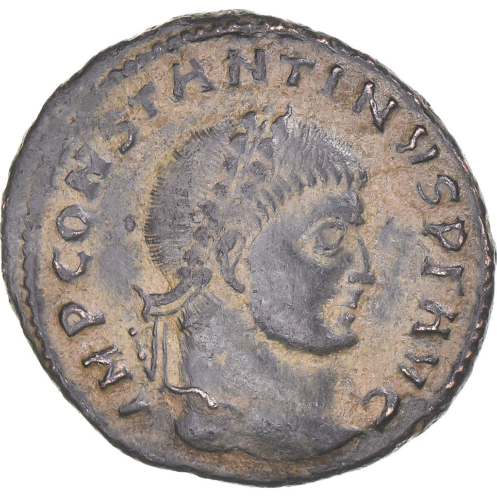 Monnaie, Constantin I, Follis, 307/310-337, Thessalonique, TTB, Bronze