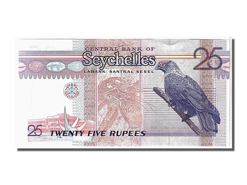 Banknot, Seszele, 25 Rupees, 1998, KM:37, UNC(65-70)