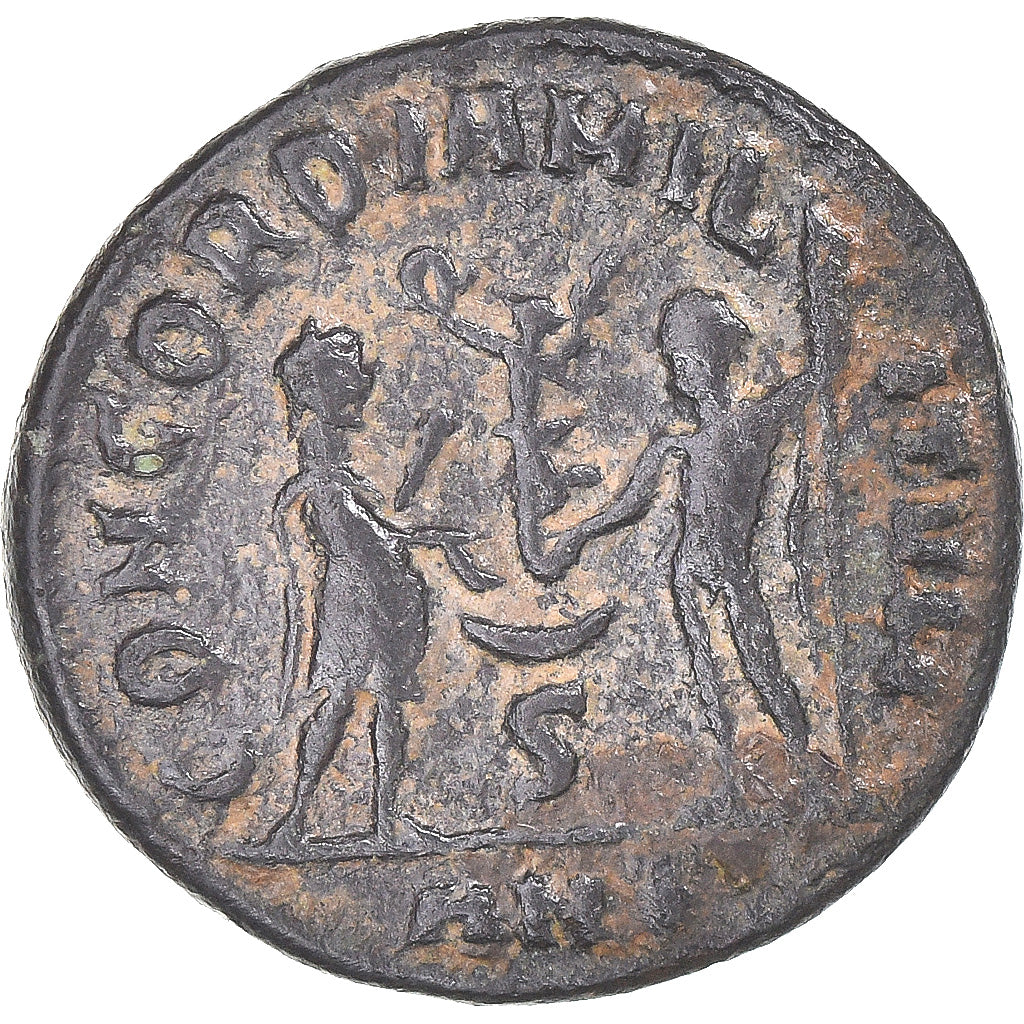Moneda, Diocletian, Fraction Æ, 284-305, Antioch, MBC, Bronce
