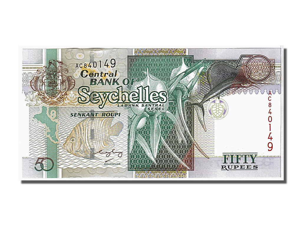 Biljet, Seychellen, 50 Rupees, 2005, KM:42, NIEUW