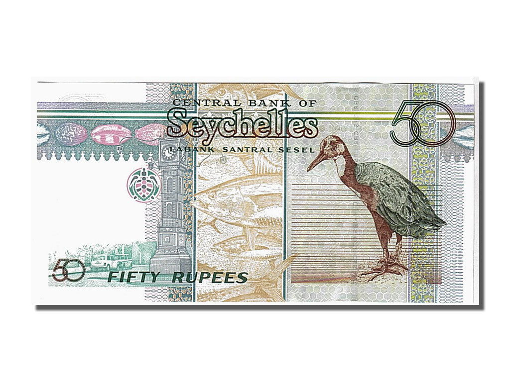 Biljet, Seychellen, 50 Rupees, 2005, KM:42, NIEUW