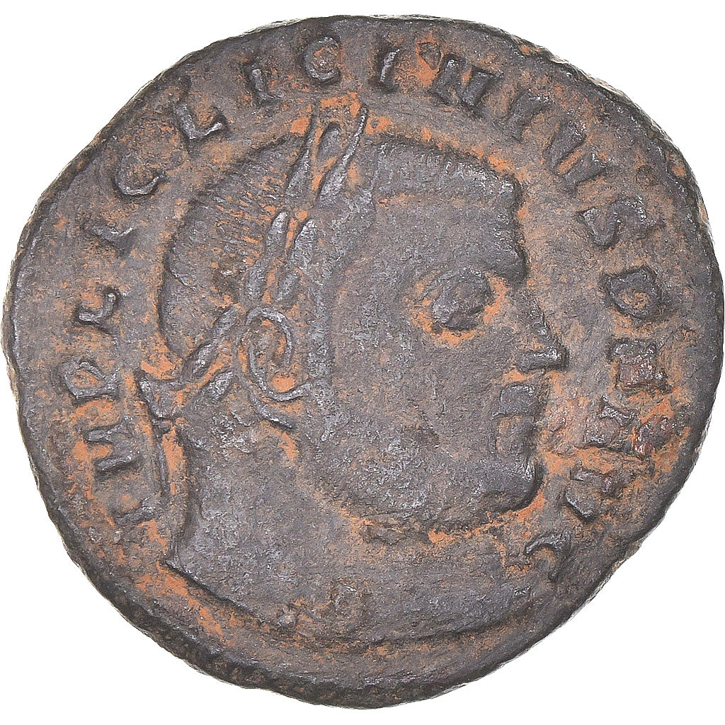 Moneta, Licinius I, Follis, 308-324, Siscia, EF(40-45), Brązowy