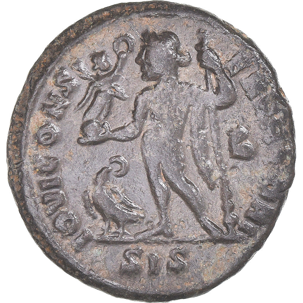 Moneta, Licinius I, Follis, 308-324, Siscia, EF(40-45), Brązowy