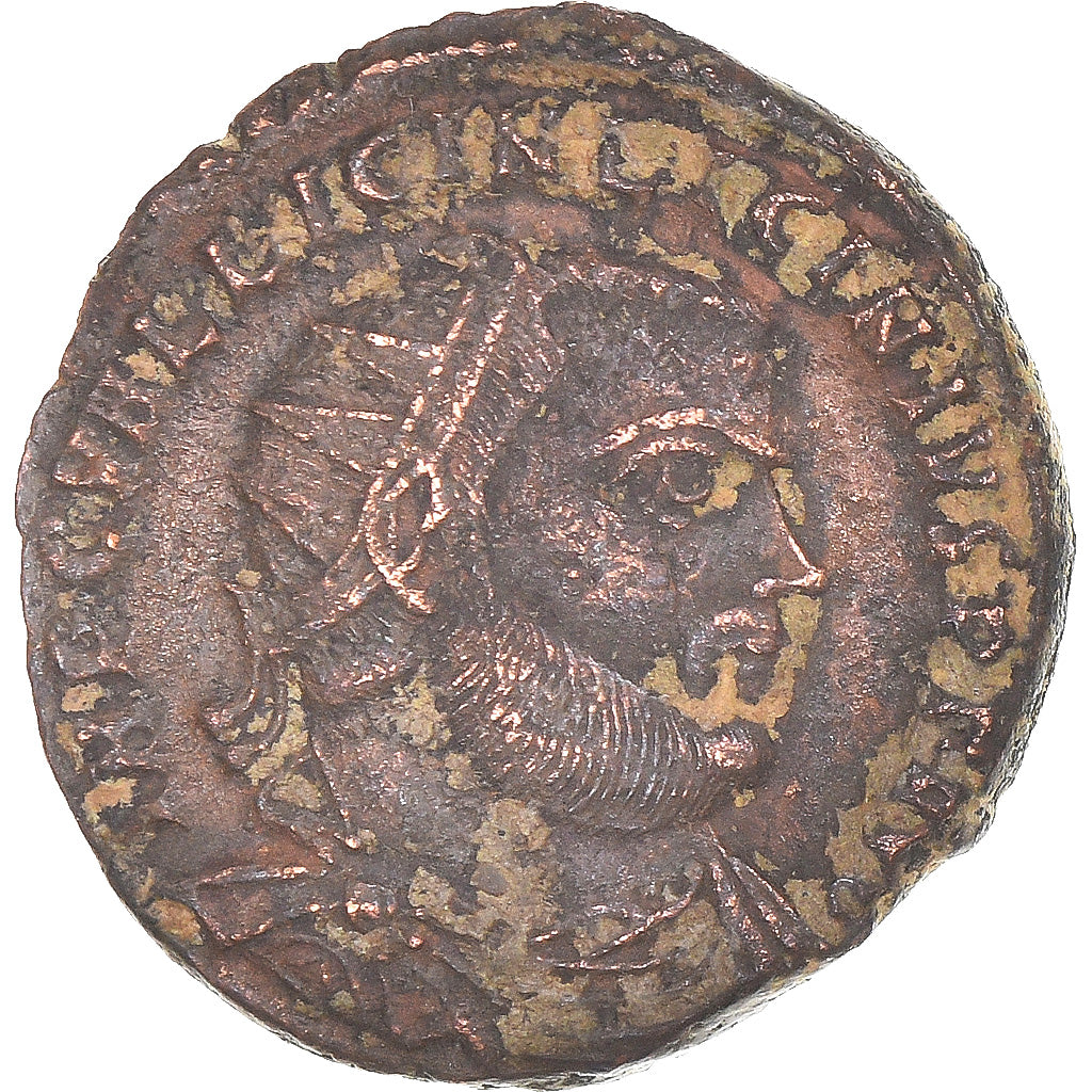 Moneta, Licinius I, Follis, 308-324, Thessalonica, VF(30-35), Brązowy
