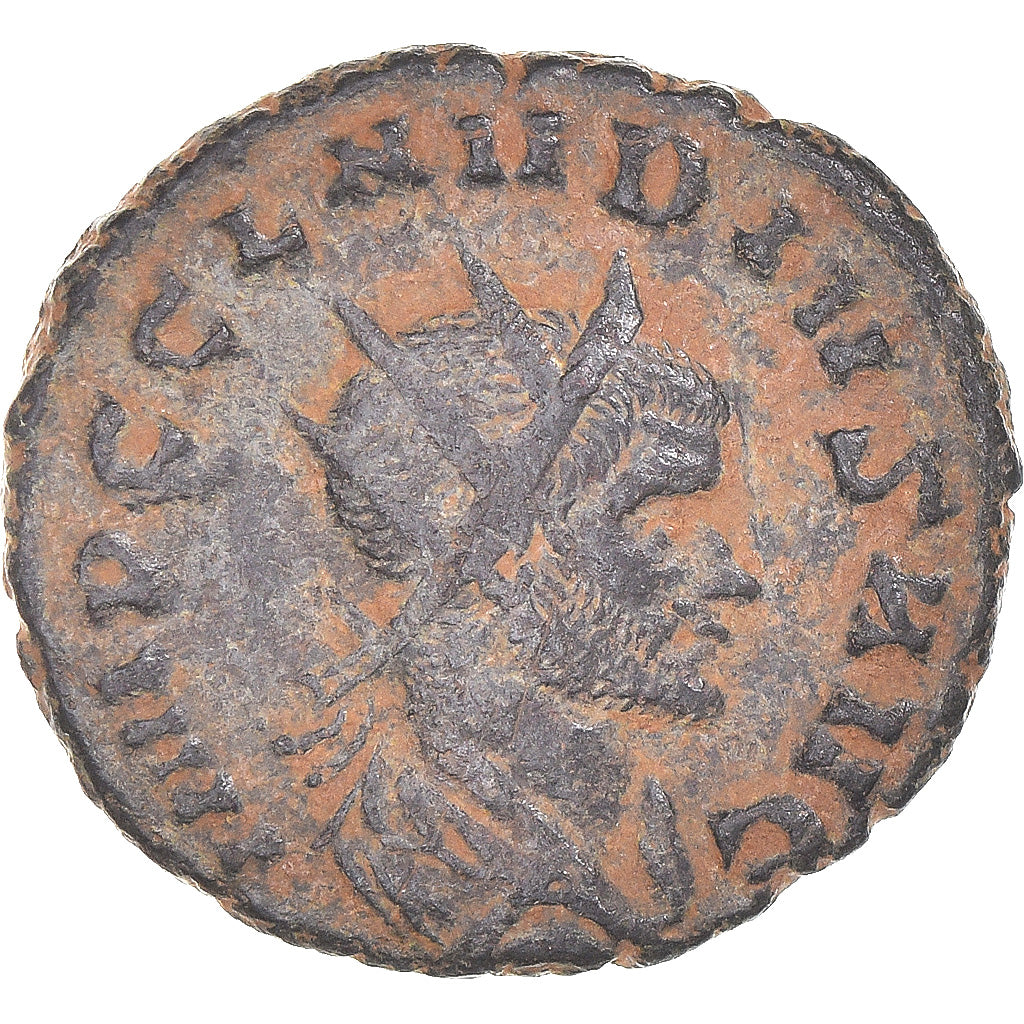 Moneda, Claudius II (Gothicus), Antoninianus, 268-270, Rome, MBC, Vellón