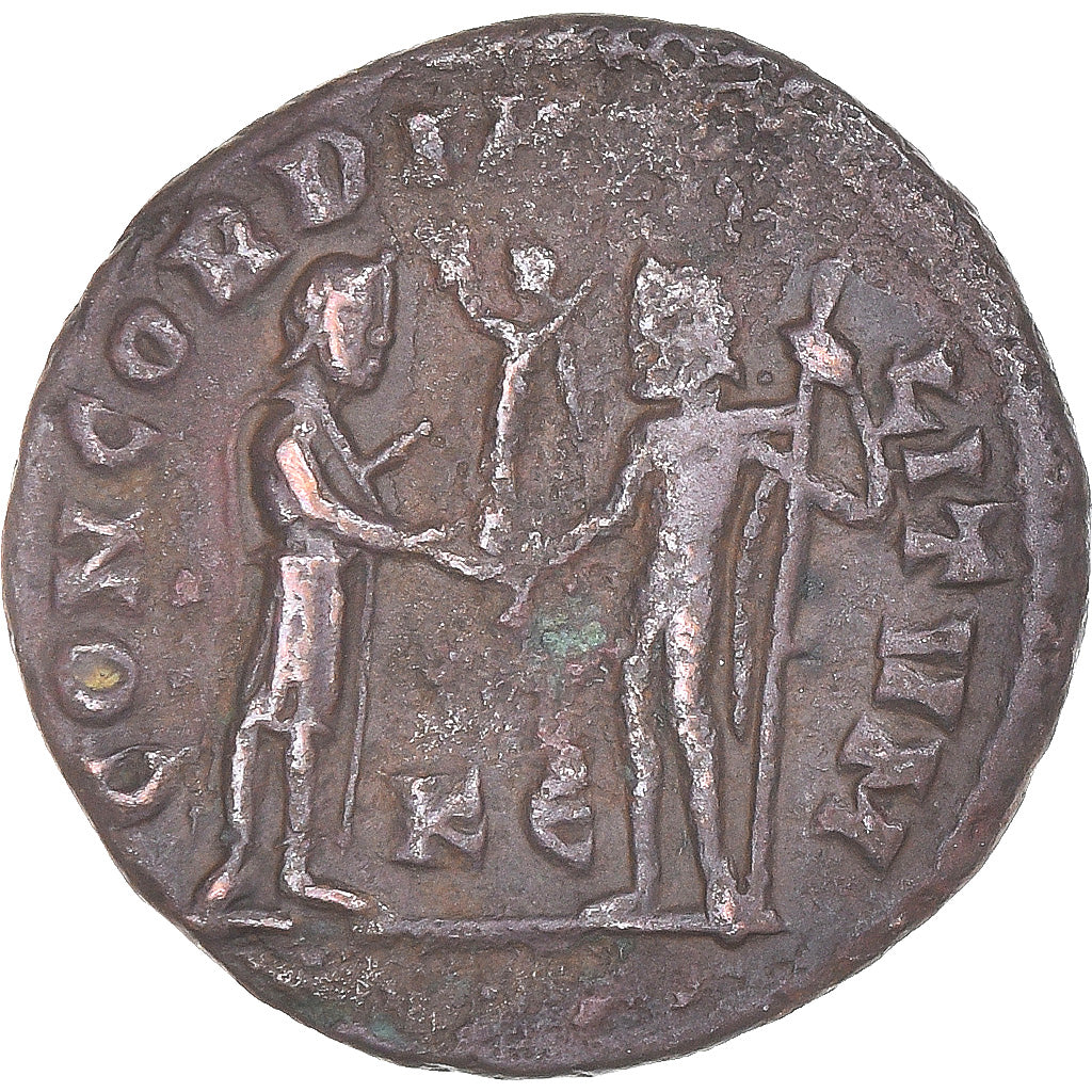 Moneda, Maximianus, Fraction Æ, 286-310, Kyzikos, BC+, Bronce