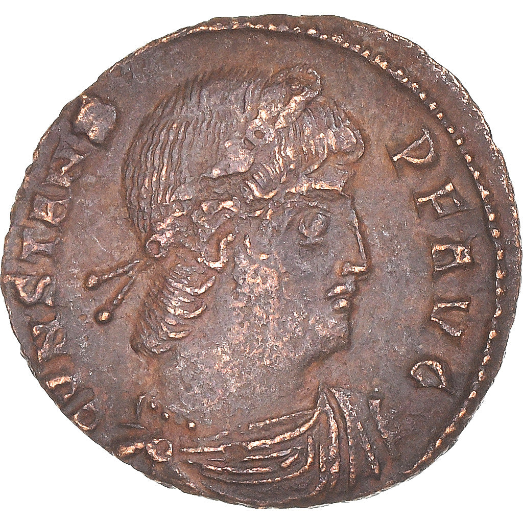 Moneta, Constans, Follis, 337-350, VF(30-35), Brązowy