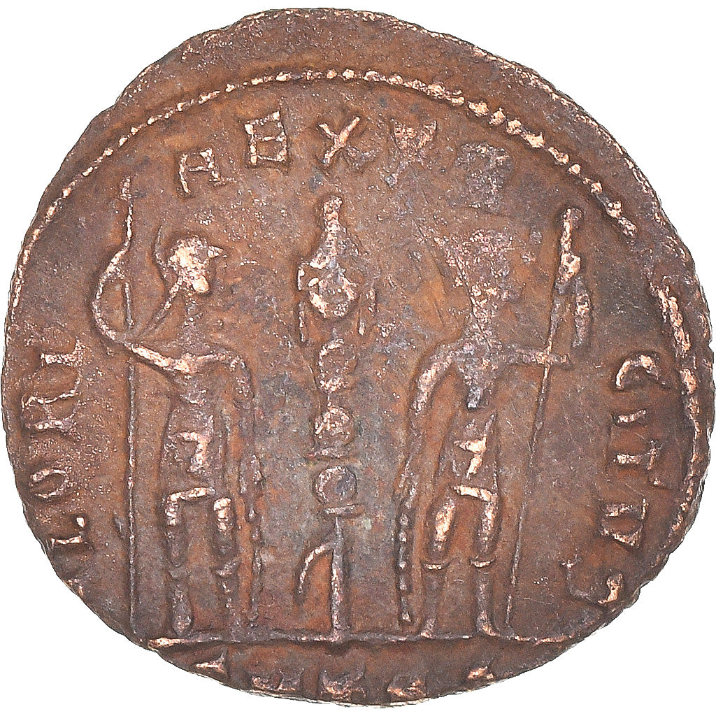 Moneta, Constans, Follis, 337-350, VF(30-35), Brązowy