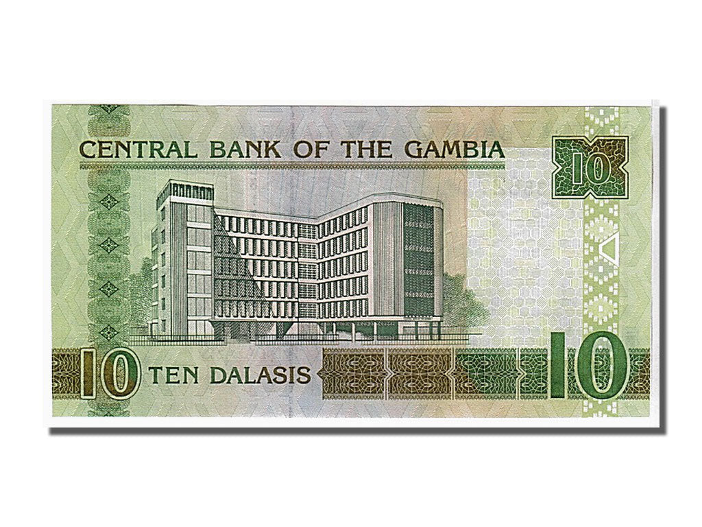 Banconote, Gambia, 10 Dalasis, 2006, FDS