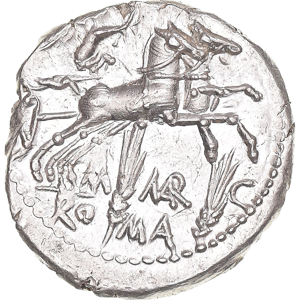 Coin, Marcia, Denarius, 134, Rome, AU(55-58), Silver, Crawford:245/1