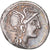 Moneta, Manlia, Denarius, 111-110 BC, Rome, BB, Argento, Crawford:299/1b