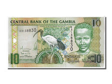 Geldschein, Gambia, 10 Dalasis, 2006, KM:26, UNZ