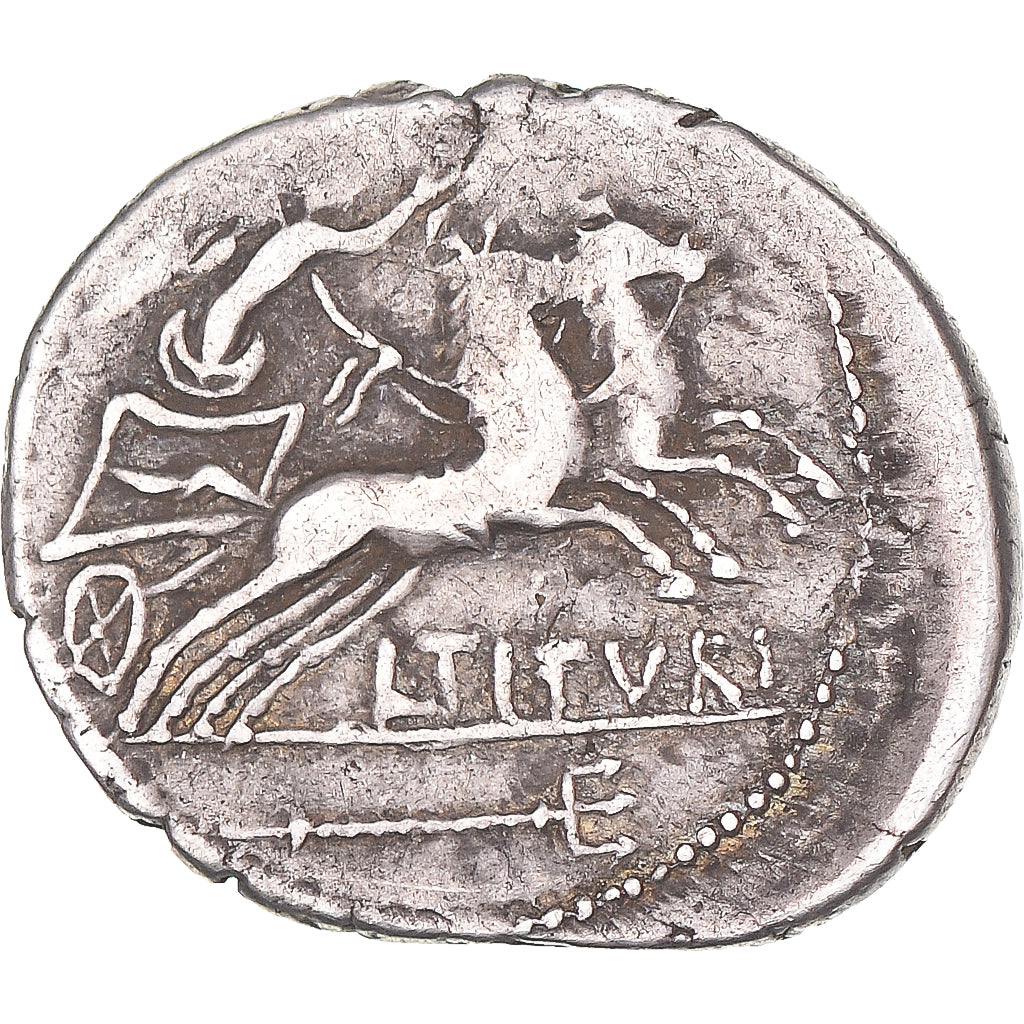 Moneta, Tituria, Denarius, 89 BC, Rome, MB+, Argento, Crawford:344/3