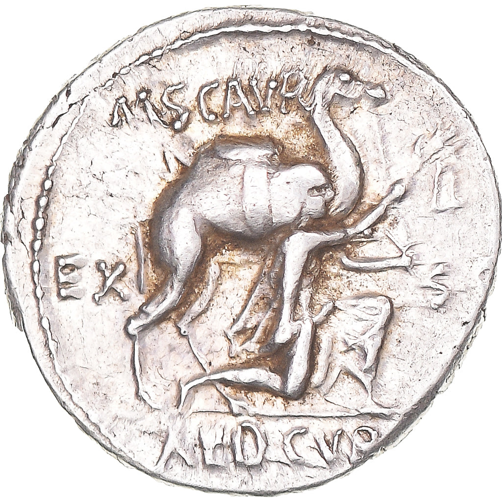 Coin, Aemilia, Denarius, 58 BC, Rome, AU(50-53), Silver, Crawford:422/1a