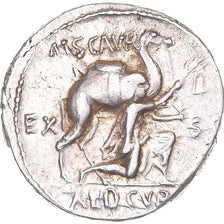 Coin, Aemilia, Denarius, 58 BC, Rome, AU(50-53), Silver, Crawford:422/1a