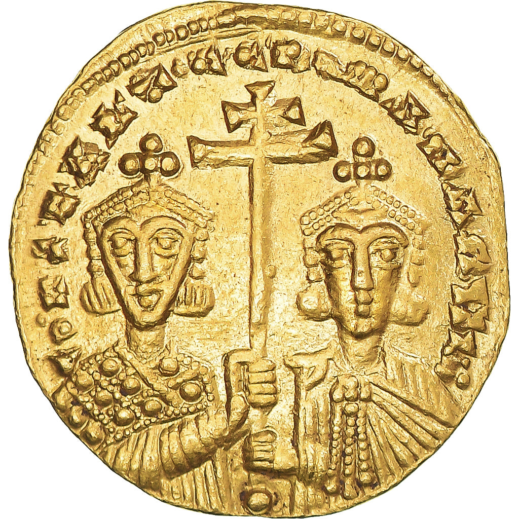 Coin, Romanus II, Solidus, 959, Constantinople, AU(50-53), Gold