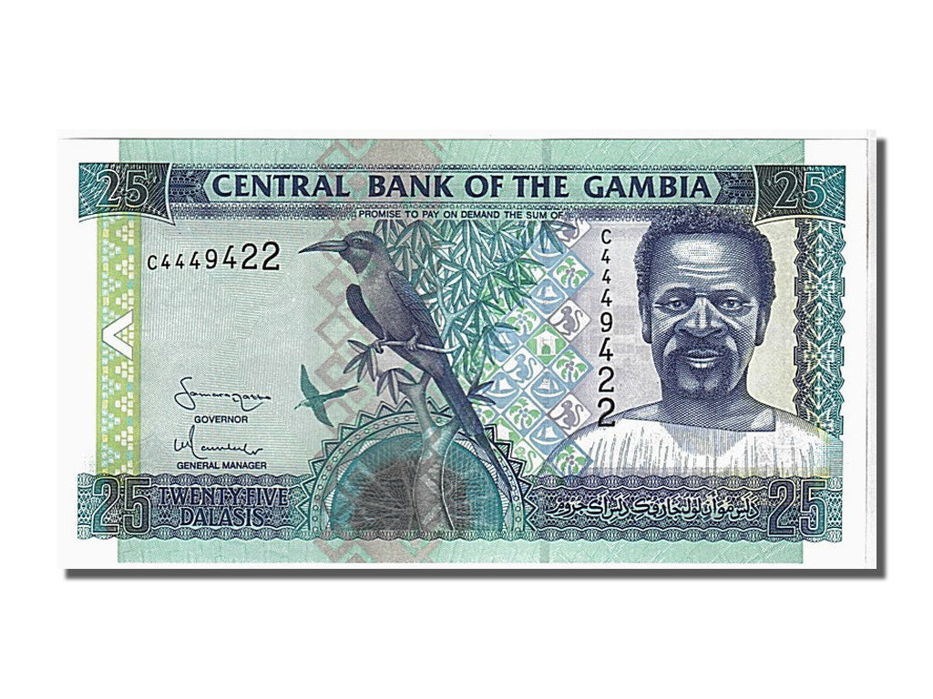 Banknot, Gambia, 25 Dalasis, 2001, UNC(65-70)