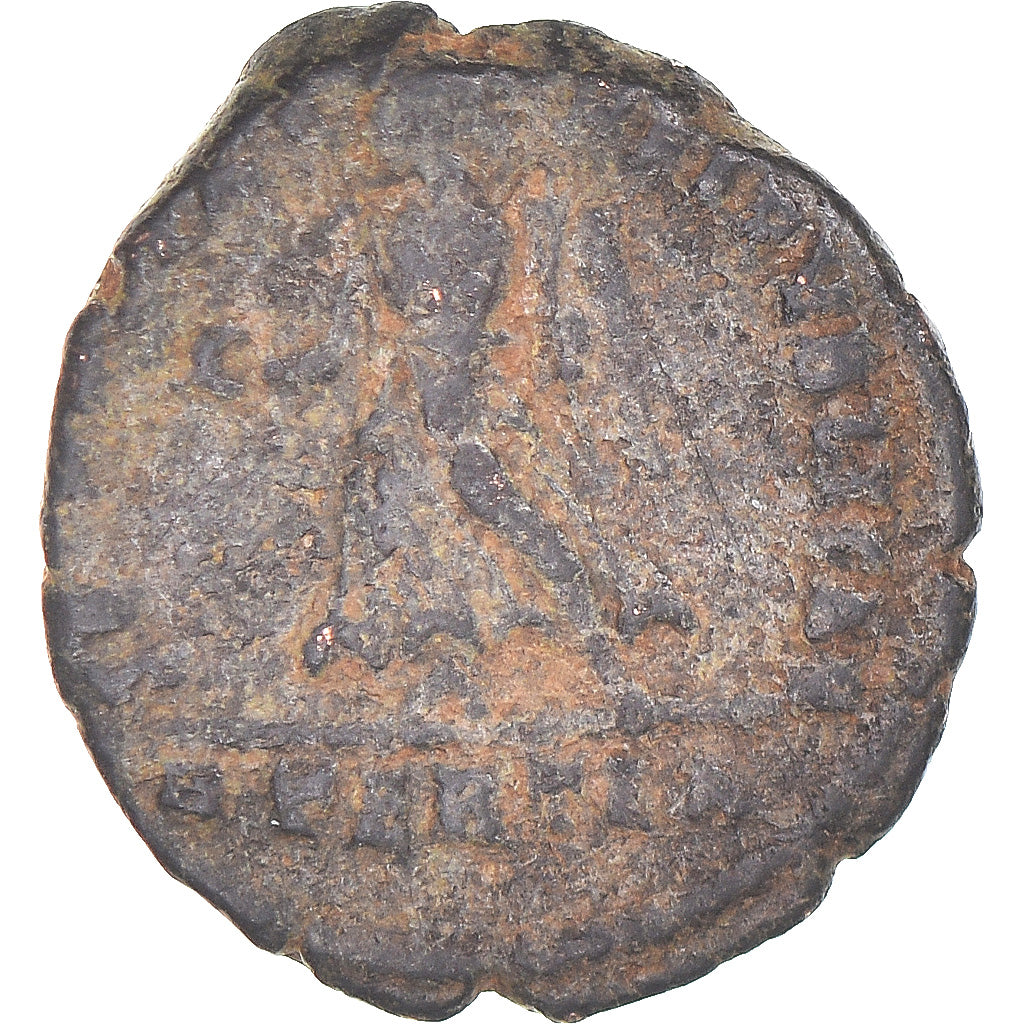 Moneta, Gratian, Follis, 367-383, MB+, Bronzo