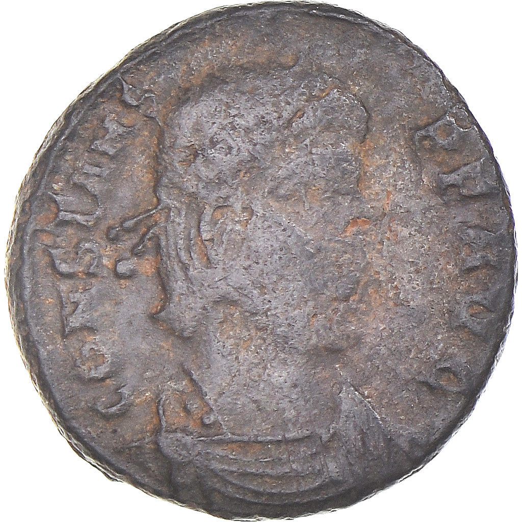 Monnaie, Constans, Follis, 337-350, Thessalonique, TB, Bronze