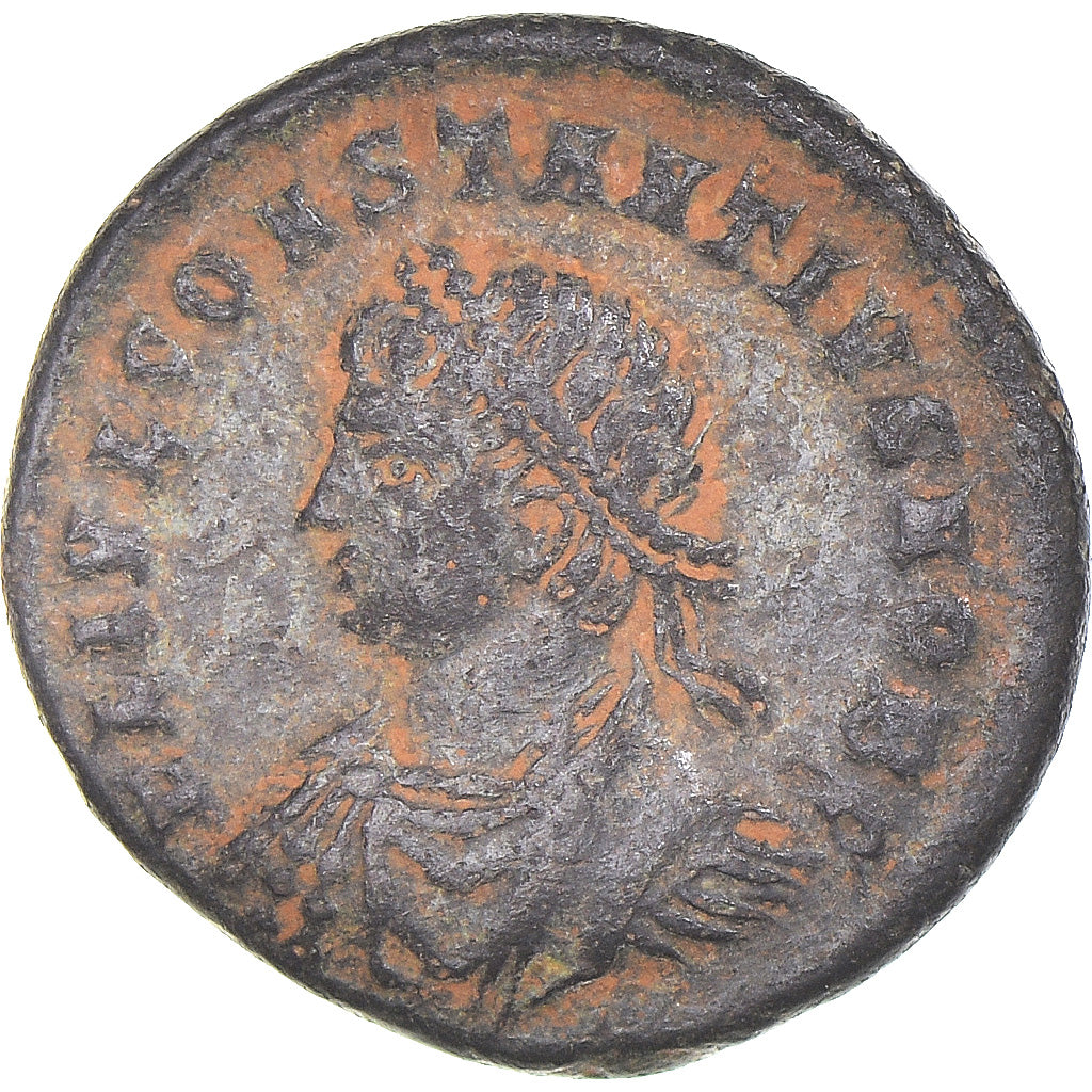 Monnaie, Constance II, Follis, 324-337, Cyzique, TTB, Bronze