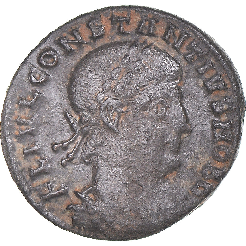 Moneta, Constantius II, Follis, 324-337, Thessalonica, VF(30-35), Brązowy