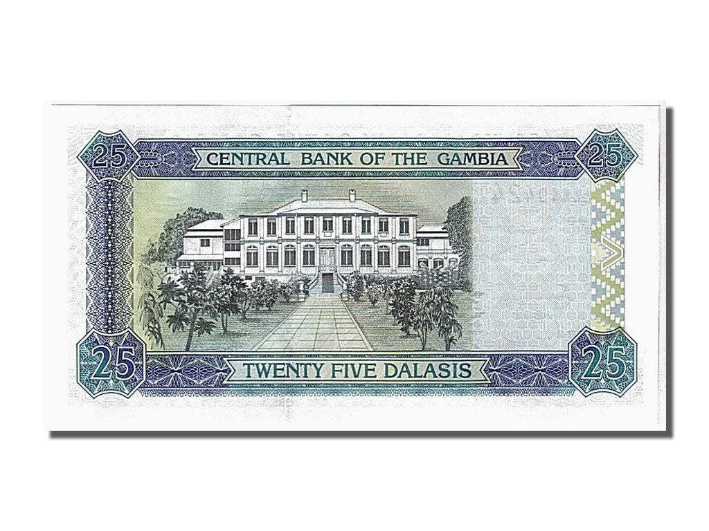 Banknot, Gambia, 25 Dalasis, 2001, KM:22a, UNC(65-70)
