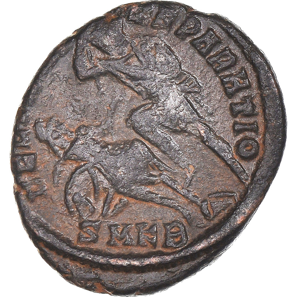 Moneta, Constantius Gallus, Half Maiorina, 351-354, Kyzikos, VF(30-35), Brązowy