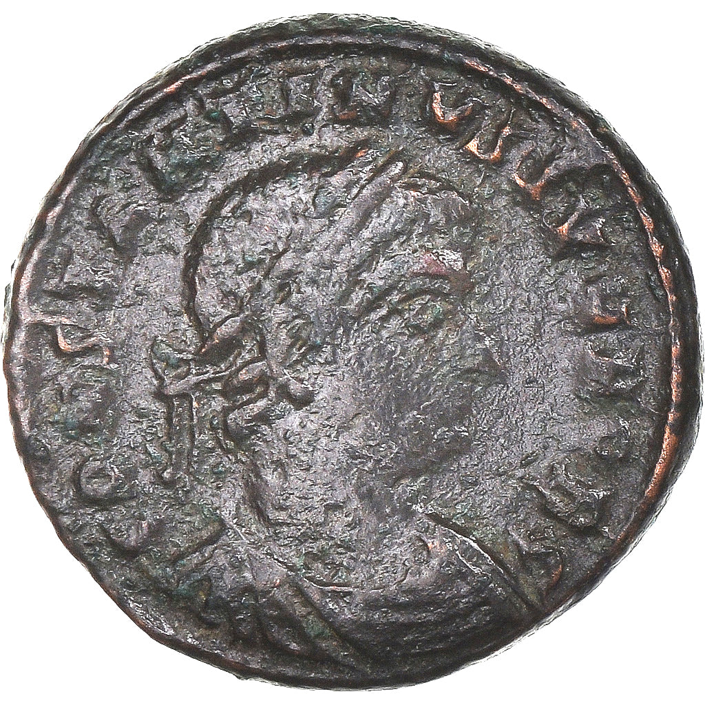 Monnaie, Constantin II, Follis, 317-337, Cyzique, TB+, Bronze