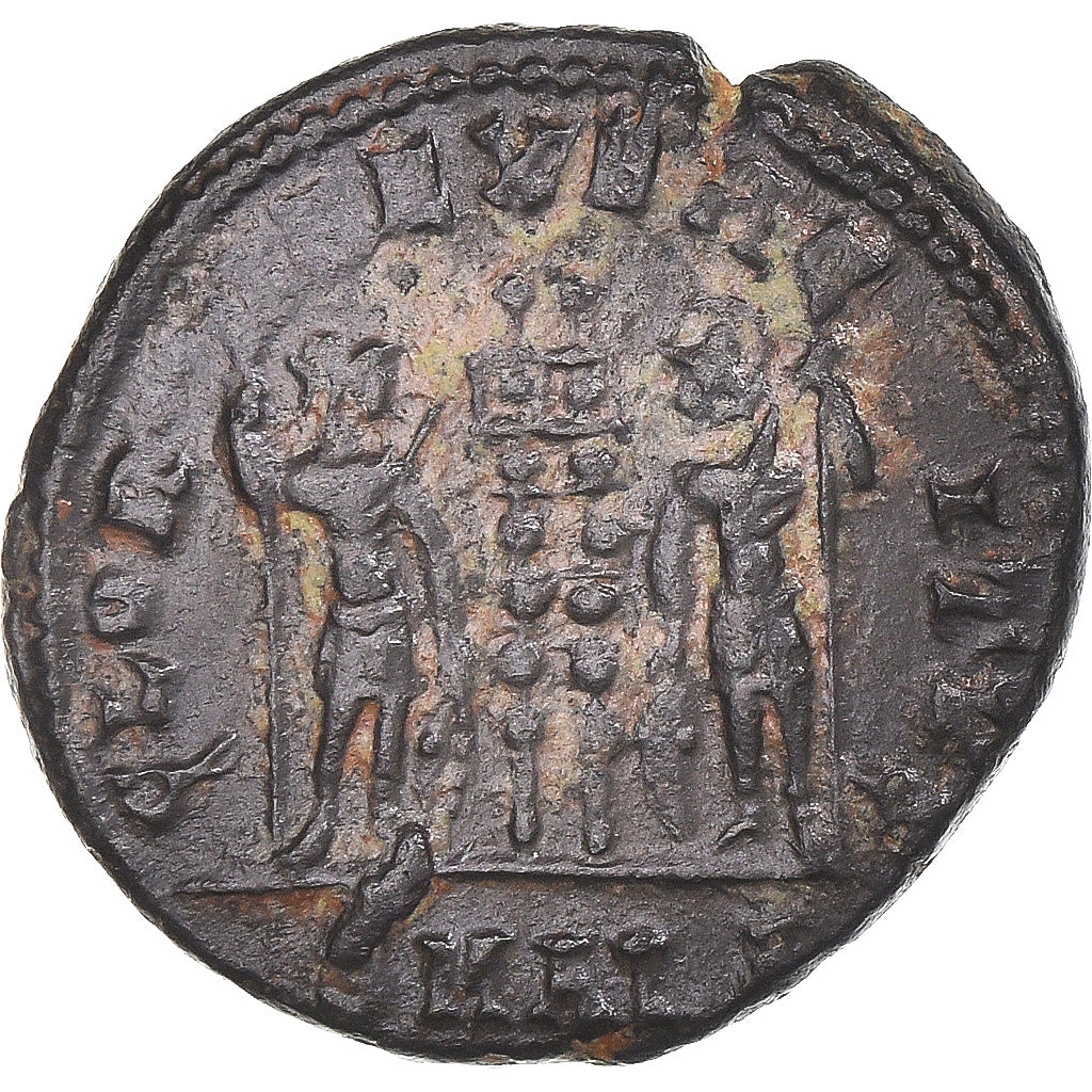 Moneta, Constantine II, Follis, 317-337, Alexandria, EF(40-45), Brązowy