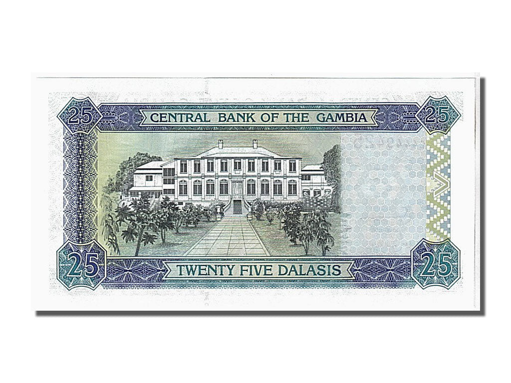 Banknote, Gambia, 25 Dalasis, 2001, KM:22a, UNC(65-70)