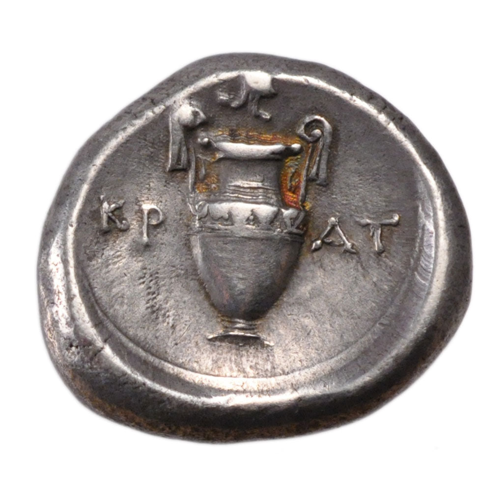 Boeotia, Thebes (426-338 BC), Stater, Thebes, AU(50-53), Silver, Pozzi #1440,...