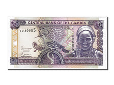 Geldschein, Gambia, 50 Dalasis, 2001, KM:23a, UNZ