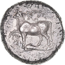 Coin, Thrace, Tetradrachm, ca. 387/6-340 BC, Byzantium, EF(40-45), Silver