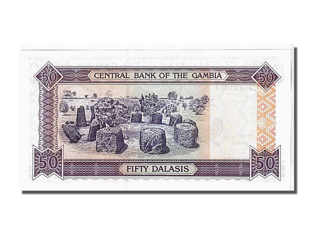 Billete, 50 Dalasis, 2001, Gambia, UNC