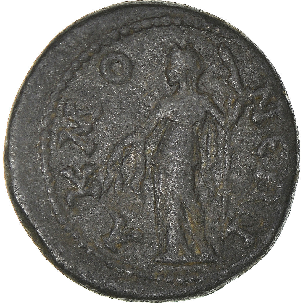 Moneta, Frygia, Geta, Assarion, 198-209, Acmoneia, EF(40-45), Brązowy