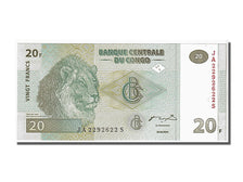 Geldschein, Congo Democratic Republic, 20 Francs, 2003, UNZ